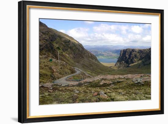Applecross Peninsula and Loch Kishorn, Highland, Scotland-Peter Thompson-Framed Photographic Print