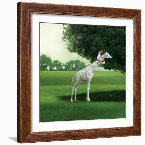 Applepicking-Nancy Tillman-Framed Art Print