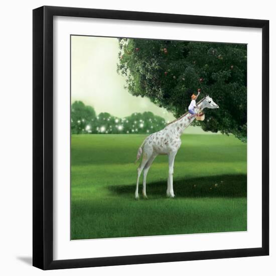 Applepicking-Nancy Tillman-Framed Premium Giclee Print