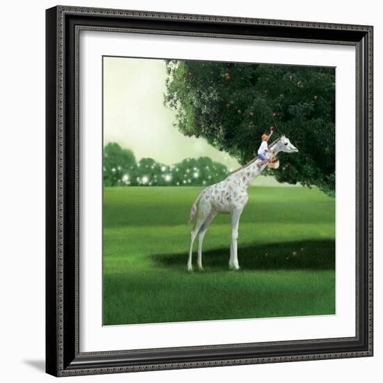 Applepicking-Nancy Tillman-Framed Premium Giclee Print