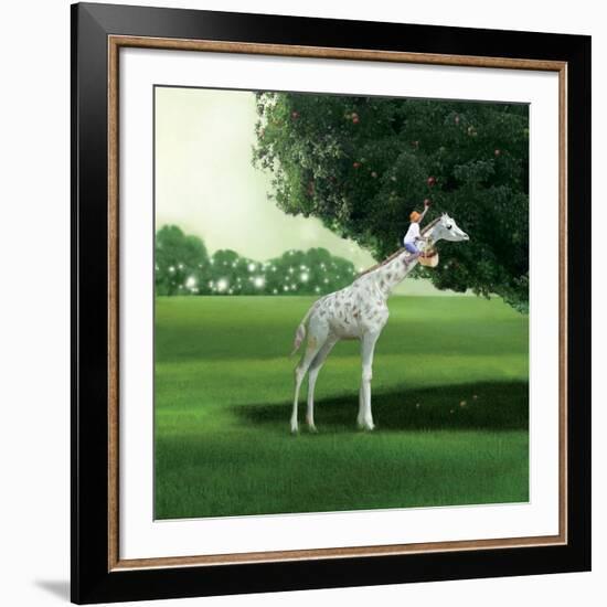 Applepicking-Nancy Tillman-Framed Giclee Print