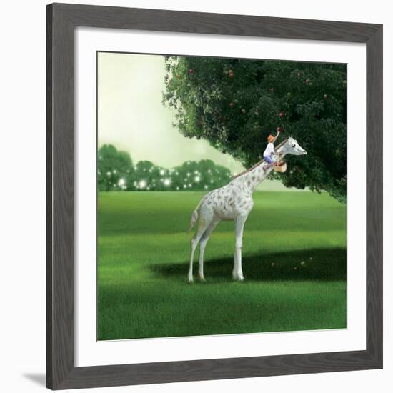 Applepicking-Nancy Tillman-Framed Giclee Print