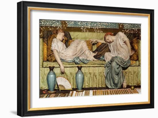 Apples, 1875-Albert Joseph Moore-Framed Giclee Print