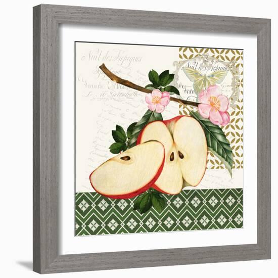 Apples 3-Kimberly Allen-Framed Art Print