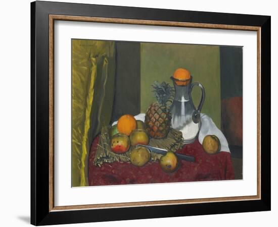 Apples and a Pineapple, 1923-Félix Vallotton-Framed Giclee Print