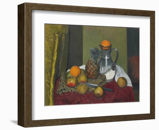 Apples and a Pineapple, 1923-Félix Vallotton-Framed Giclee Print