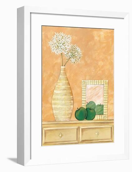 Apples and Flowers II-Patrizia Moro-Framed Art Print