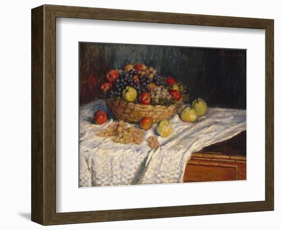 Apples and Grapes, 1879–80-Claude Monet-Framed Giclee Print