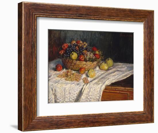 Apples and Grapes, 1879–80-Claude Monet-Framed Giclee Print