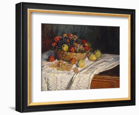 Apples and Grapes, 1879–80-Claude Monet-Framed Giclee Print