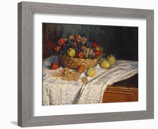 Apples and Grapes, 1879–80-Claude Monet-Framed Giclee Print