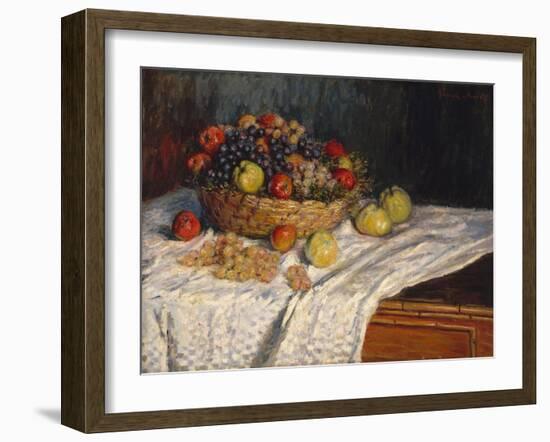 Apples and Grapes, 1879–80-Claude Monet-Framed Giclee Print