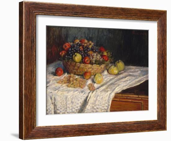 Apples and Grapes, 1879–80-Claude Monet-Framed Giclee Print