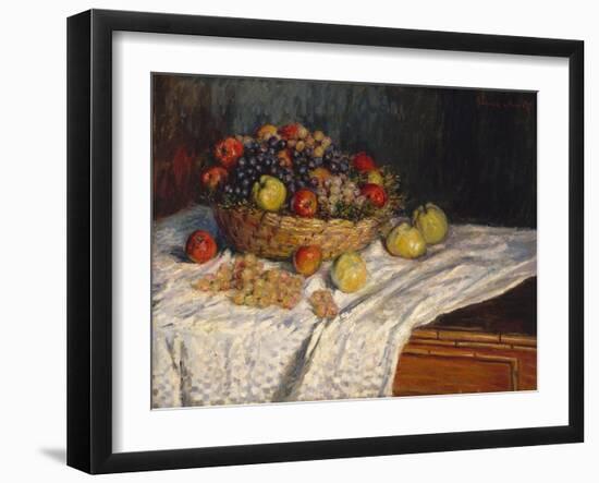 Apples and Grapes, 1879–80-Claude Monet-Framed Giclee Print