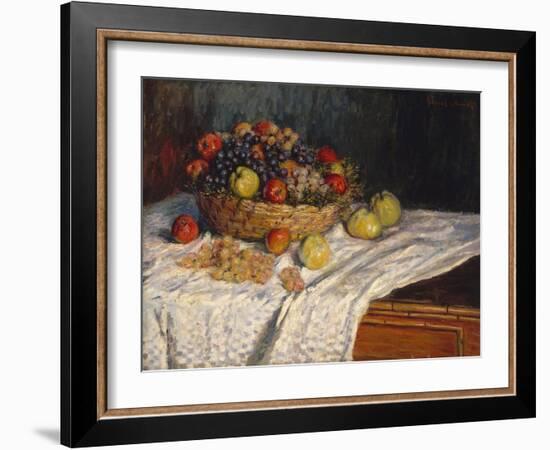 Apples and Grapes, 1879–80-Claude Monet-Framed Giclee Print