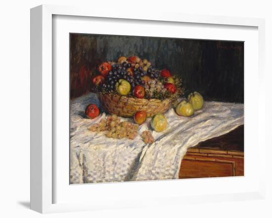 Apples and Grapes, 1879–80-Claude Monet-Framed Giclee Print