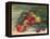 Apples and Holly-Carol Rowan-Framed Stretched Canvas