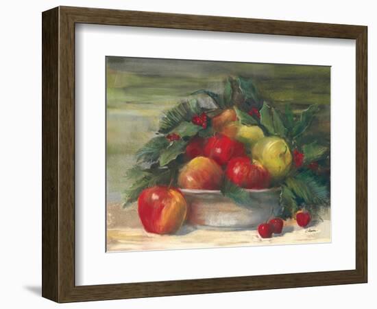 Apples and Holly-Carol Rowan-Framed Premium Giclee Print