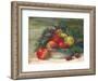 Apples and Holly-Carol Rowan-Framed Art Print