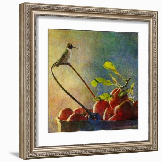 Apples and Hummer-Chris Vest-Framed Art Print