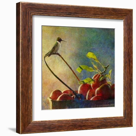 Apples and Hummer-Chris Vest-Framed Art Print