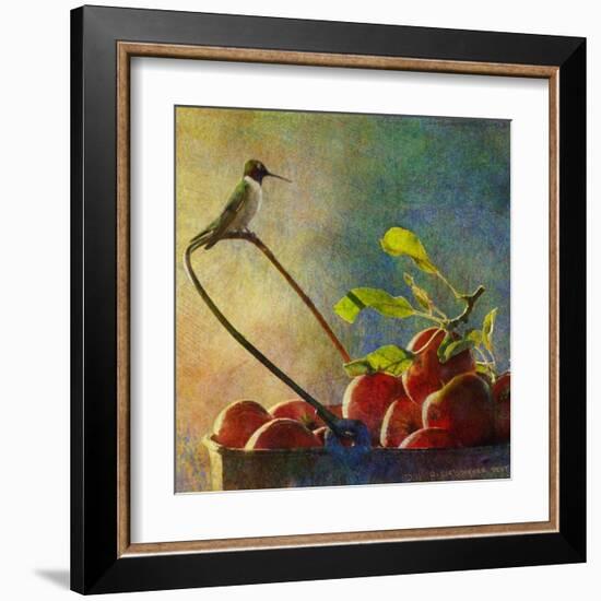 Apples and Hummer-Chris Vest-Framed Art Print