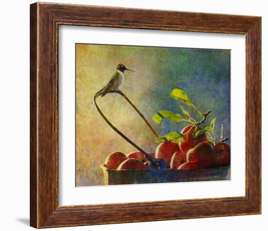 Apples and Hummer-Chris Vest-Framed Art Print