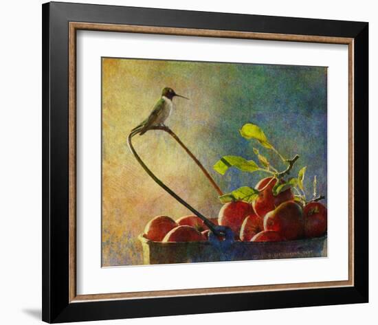 Apples and Hummer-Chris Vest-Framed Art Print