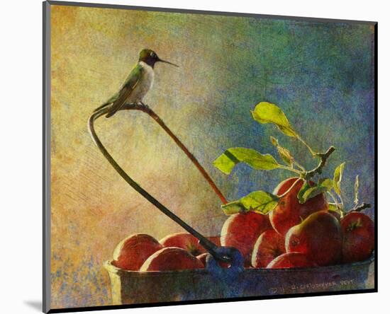 Apples and Hummer-Chris Vest-Mounted Art Print