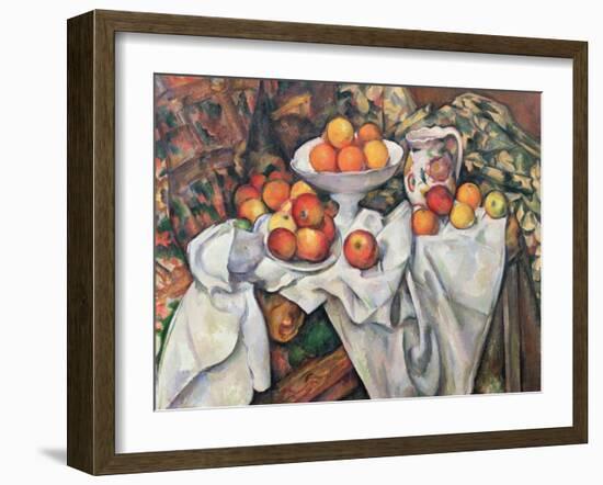 Apples and Oranges, 1895-1900-Paul Cézanne-Framed Giclee Print