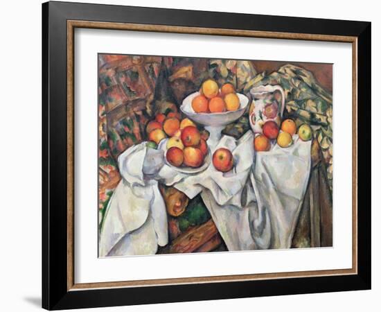 Apples and Oranges, 1895-1900-Paul Cézanne-Framed Giclee Print