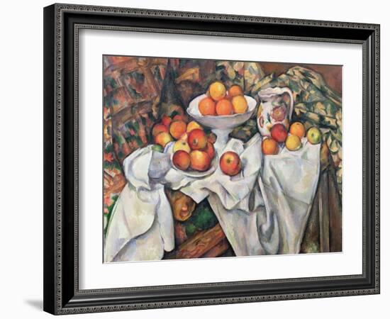 Apples and Oranges, 1895-1900-Paul Cézanne-Framed Giclee Print