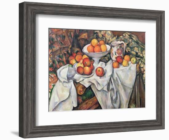 Apples and Oranges, 1895-1900-Paul Cézanne-Framed Giclee Print