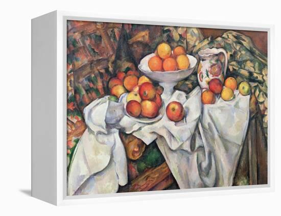 Apples and Oranges, 1895-1900-Paul Cézanne-Framed Premier Image Canvas