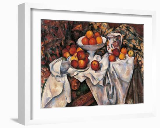 Apples and Oranges-Paul C?zanne-Framed Premium Giclee Print