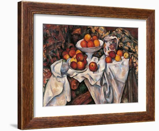 Apples and Oranges-Paul C?zanne-Framed Giclee Print