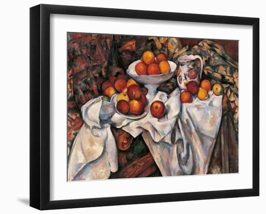 Apples and Oranges-Paul C?zanne-Framed Giclee Print