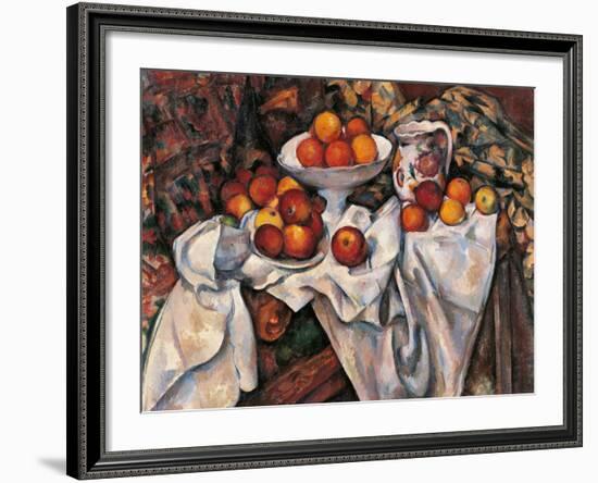 Apples and Oranges-Paul C?zanne-Framed Giclee Print