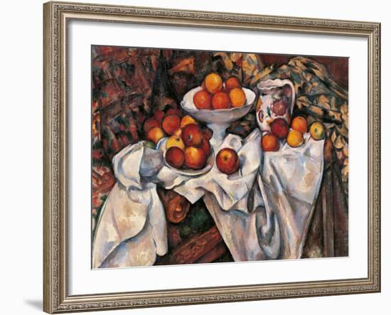 Apples and Oranges-Paul C?zanne-Framed Giclee Print