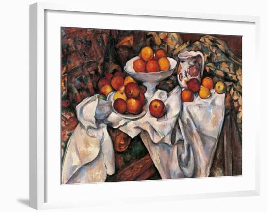 Apples and Oranges-Paul C?zanne-Framed Giclee Print