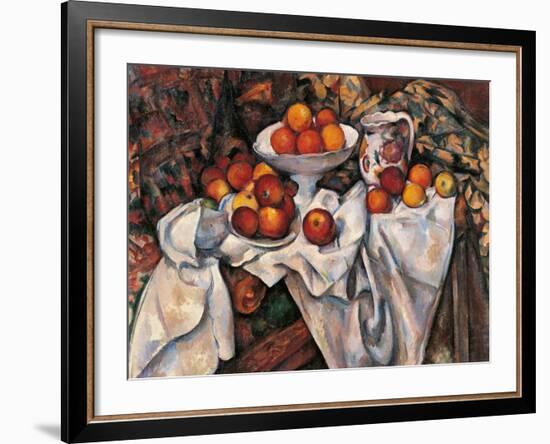 Apples and Oranges-Paul C?zanne-Framed Giclee Print