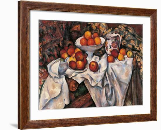 Apples and Oranges-Paul C?zanne-Framed Giclee Print