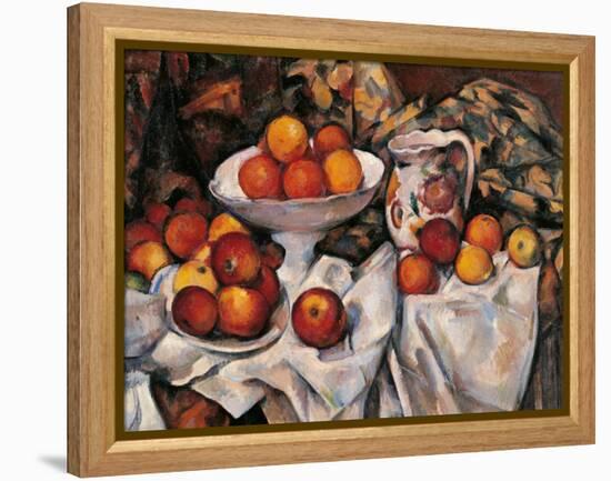 Apples and Oranges-Paul Cézanne-Framed Premier Image Canvas