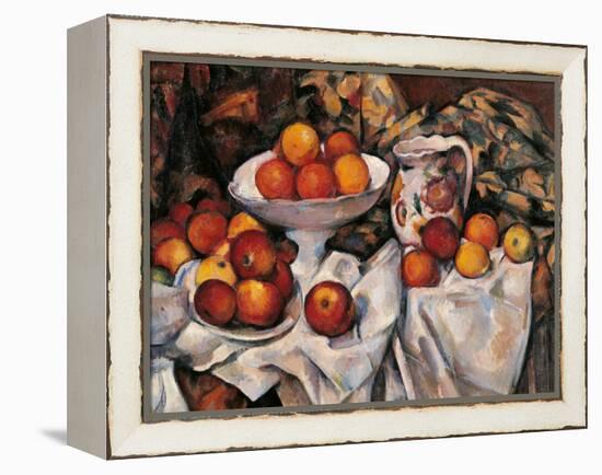 Apples and Oranges-Paul Cézanne-Framed Premier Image Canvas