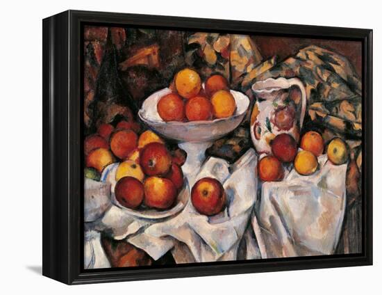 Apples and Oranges-Paul Cézanne-Framed Premier Image Canvas