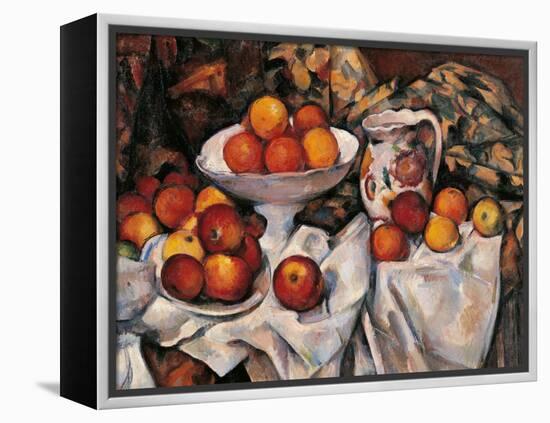 Apples and Oranges-Paul Cézanne-Framed Premier Image Canvas