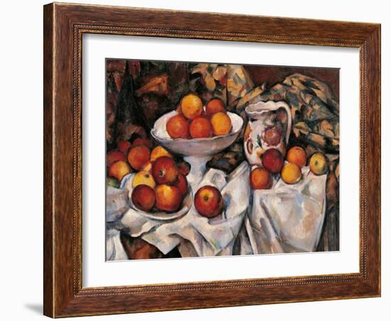 Apples and Oranges-Paul Cézanne-Framed Premium Giclee Print