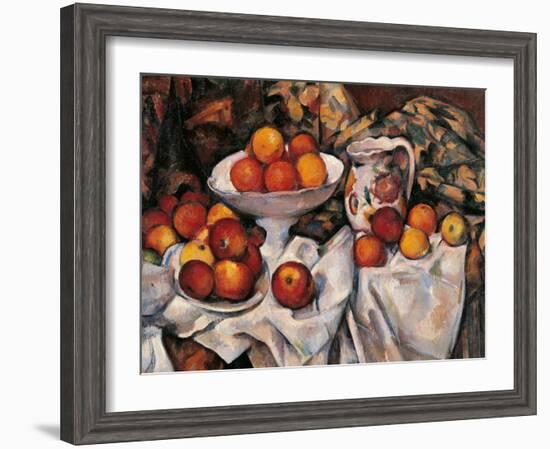 Apples and Oranges-Paul Cézanne-Framed Giclee Print