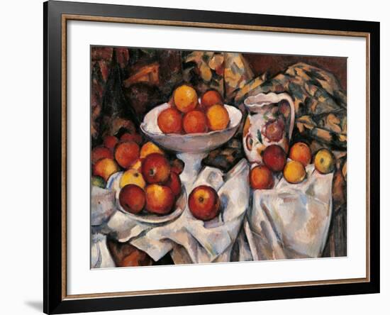 Apples and Oranges-Paul Cézanne-Framed Giclee Print