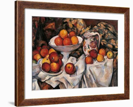 Apples and Oranges-Paul Cézanne-Framed Giclee Print